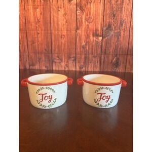 2 Bowl Candy Dish Christmas Robert Stanley Home Collection Joy‎ Holidays